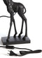 Light & Living Tafellamp Giraffe - 68cm - Zwart/Crème