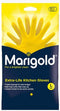 Huishoudhandschoen Marigold Kitchen geel large - 6 stuks