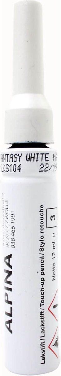 Alpina lakstift Fantasy White YS7942 Matt