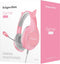 Krüger&Matz KM0658 - Krüger & Matz gaming hoofdtelefoon voor kinderen, pink