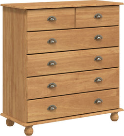 vidaXL - Ladekast - 'ASKIM'91x40x95,5 - cm - Massief - Hout - Pine