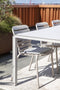 Zuiver Vondel Tuintafel 214x97 cm Aluminium Groen Clay Wit