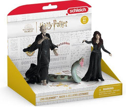 Schleich WIZARDING WORLD Heer Voldemort met Nagini & Bellatrix van Detta - Harry Potter ™ Wizarding