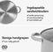 Infinity Goods Soeppan - 9L - Glazen Deksel - RVS - Inductie en Gas - Vaatwasserbestendig - 24 CM
