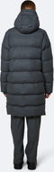 Rains Long Puffer Jacket - Thermal - 3M™ Thinsulate™ Featherless Insulation - Slate (M/L)