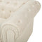 Fauteuil CHESTERFIELD Stof Beige
