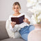 imoshion E-reader Hoesje - Geschikt voor Tolino Shine 4, Kobo Clara 2E - Vegan Leather Bookcase - Donkerbruin