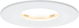 Paulmann Nova Plus - LED-inbouwlamp 6W 470lm dimbaar IP65 rond 78 mm Wit mat