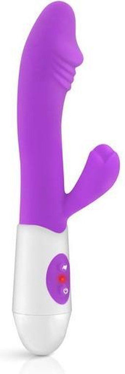 Yoba Elya - Tarzanvibrator - 10 Standen - 18.5 x 3.3cm - Paars