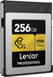 Lexar CFexpress PRO Type B Gold Series 256GB - Leessnelheid 1750MB/s - Schrijfsnelheid 1500MB/s