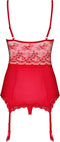 Obsessive - Lovica Korset & String Rood S/M