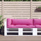vidaXL - Palletkussens - 3 - st - oxford - stof - roze