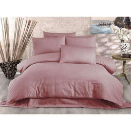 Beddengoedset - Dekbedovertrek 220 x 240 cm + 2 kussenslopen 60 x 60 cm - 80% katoen 20% polyester - Poeder