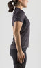 Craft Velo Art Jersey W - Fietsshirt - Bodymapped - Zwart (XS)