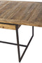 Riviera Maison Eettafel Uitschuifbaar - Shelter Island Dining Table Extendable - 220/300x90 cm - Zwart