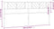 vidaXL - Hoofdbord - 160 - cm - metaal - wit