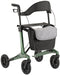 MultiMotion Carbon Rollator L – 5,5 kg met Softwielen & Boodschappentas Groen