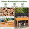 Coast Verhoogde Plantenbak - Houten Moestuinbak - 120 x 60 x 82 cm - Roodbruin