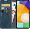Just in Case Samsung Galaxy A13 - Wallet Case - Magnetische sluiting en pasjesvakjes - Blauw