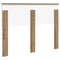 Hoofdbord met hoofdeinde Artisan Eiken 120 cm Bewerkt hout