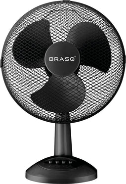 BRASQ Tafelventilator F400 - 30 cm - 3 snelheden - Zwart