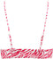 Barts Galia Bralette - Gevoerde triangel bikini top - Zebraprint - Roze