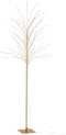 J-Line decoratie Kale Boom - metaal - goud - large - LED lichtjes