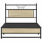 vidaXL - Bedframe - zonder - matras - hout - sonoma - eikenkleurig - 100x200 - cm