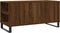 vidaXL - Salontafel - 102x44,5x50 - cm - bewerkt - hout - bruin - eikenkleur