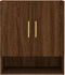 vidaXL - Wandkast - 60x31x70 - cm - bewerkt - hout - bruin - eikenkleur