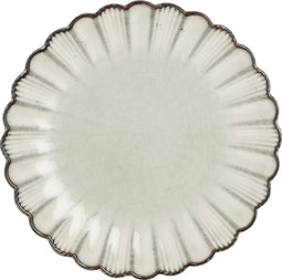 Mica Decorations Corfu - Ontbijtbord - H2,5 x Ø21 cm - Grijs