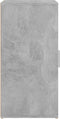 vidaXL - Schoenenkast - 32x35x70 - cm - bewerkt - hout - betongrijs