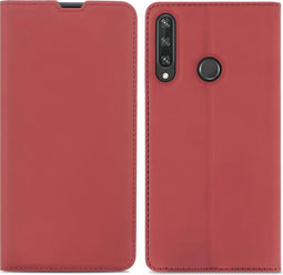 iMoshion Hoesje Geschikt voor Huawei Y6p Hoesje Met Pasjeshouder - iMoshion Slim Folio Bookcase - Rood