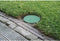 Heitronic 21035 Vloerinbouwdoos Zwart, Groen