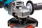 Makita GA005GZ01 - 40V Accu 125 mm Haakse Slijper - AFT Softstart Heropstartbeveiliging