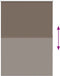 vidaXL - Rolgordijn - verduisterend - koffie - 95x130 - cm - stofbreedte - 90,7 - cm