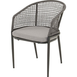 Kioto - Stoel - Aluminium frame Ø4mm - Grijs