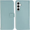 Selencia Samsung Galaxy A55 - Echt Lederen Bookcase - 3 Pashouders - Air Blue