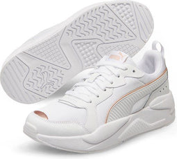 PUMA X-Ray Metallic - Dames Sneakers - White/Rose Gold - Maat 41