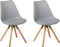 Set van 2 eetkamerstoelen DAKOTA Grijs
