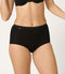 sloggi Basic+ - Dames Maxi slip - Extra zachte naden - Zwart (4-pack)