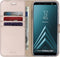 Accezz Hoesje Geschikt voor Samsung Galaxy A6 Plus (2018) Hoesje Met Pasjeshouder - Accezz Wallet Softcase Bookcase - goud