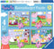 Ravensburger Peppa Pig - 4in1box puzzel - 12+16+20+24 stukjes (4 stuks)