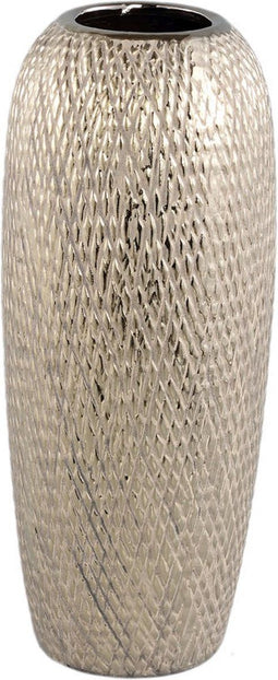 PTMD Helly Gold Ceramic Pot Round High M