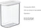 Mepal Modula - Bewaardoos XL 4500 ml - Stapelbaar - Wit