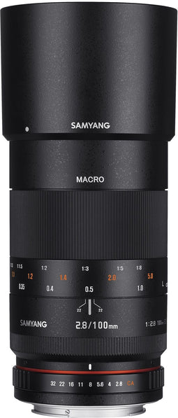 Samyang 100mm F2.8 ED UMC Macro - Prime Lens - 1:1 vergroting - Nikon F