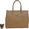 Gigi Fratelli Dames Leren Laptoptas 16-17 inch Romance Business ROM8007 Camel