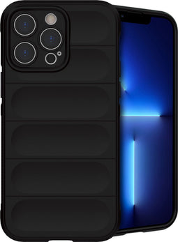 imoshion Hoesje - Geschikt voor iPhone 13 Pro Max - EasyGrip Backcover - Zwart