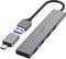 Hama 00200141 - USB 3.2 Hub - 4x 5 Gbps - Grijs