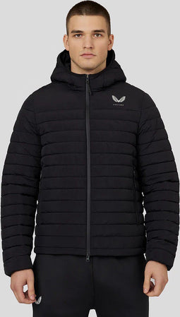 Castore Midweight Hooded Puffer - Pufferjack met capuchon - Zwart - M